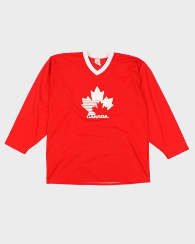 Men's Vintage Red Canada Sports jersey - L