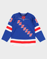 Mens Blue NHL x New York Rangers Sports Jersey - M