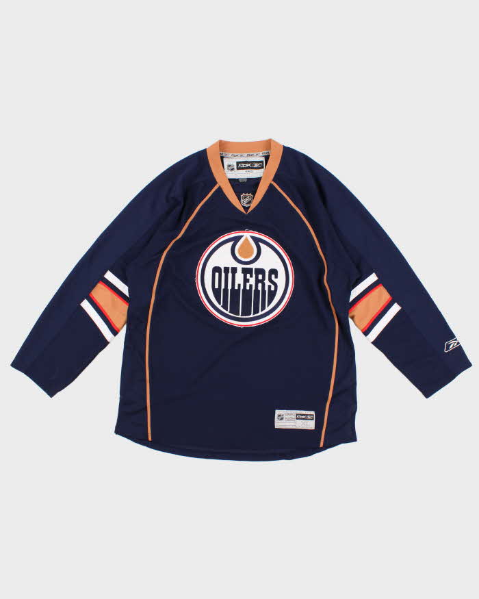 Men's Navy NHL x Edmonton Oilers Sports Jersey - XL