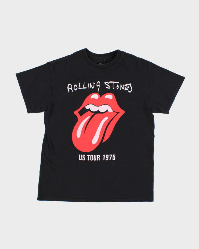 Mens Black Rolling Stones Graphic T-Shirt - M