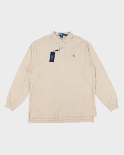 Vintage 90s Polo by Ralph Lauren Long Sleeve Polo - XL