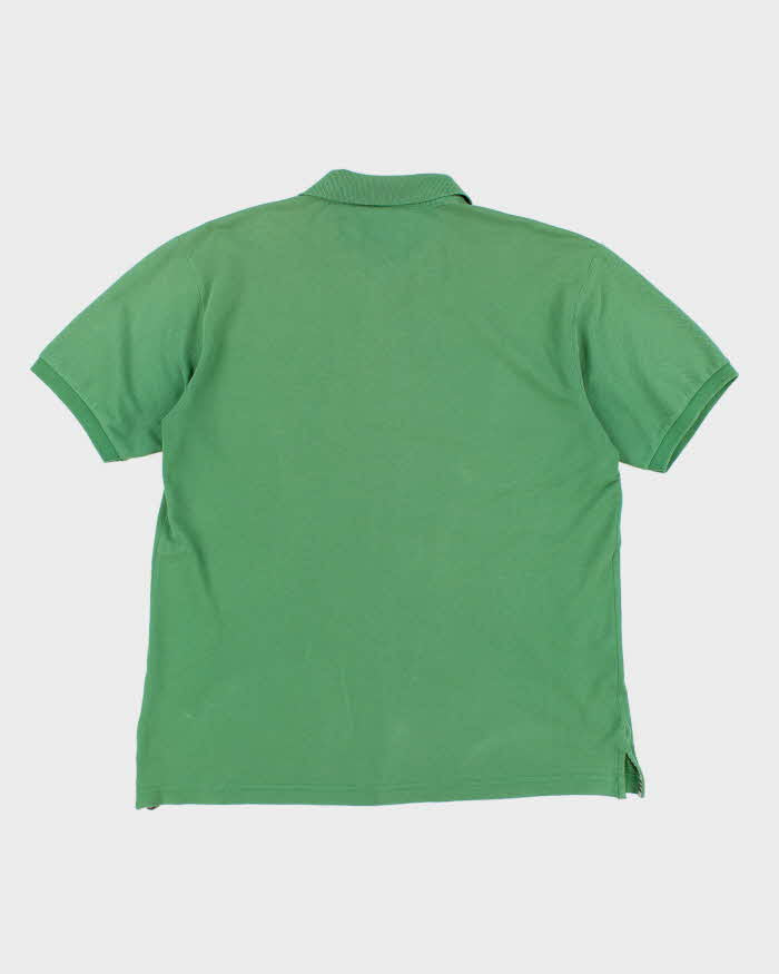 Mens Green Burberry Polo Shirt - M