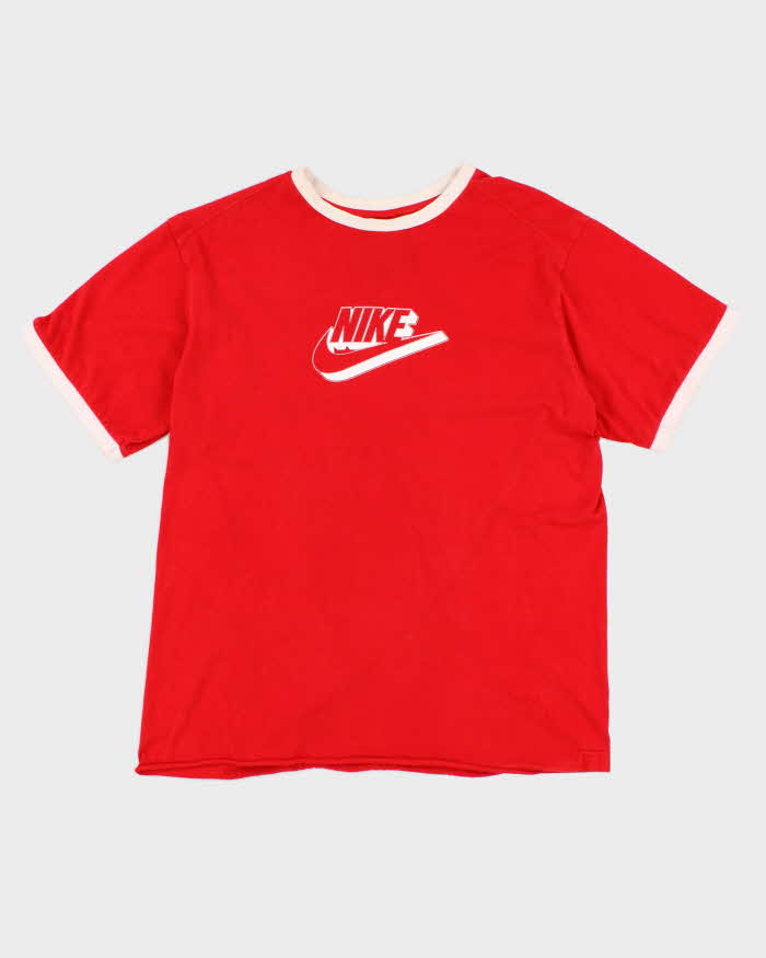00s Nike Retro Red T-Shirt - M