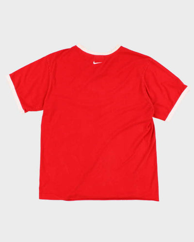 00s Nike Retro Red T-Shirt - M