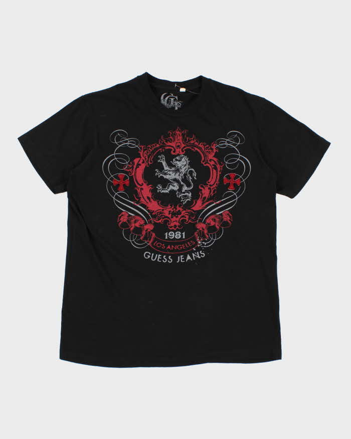 Y2K 00s Guess Graphic T-Shirt - L