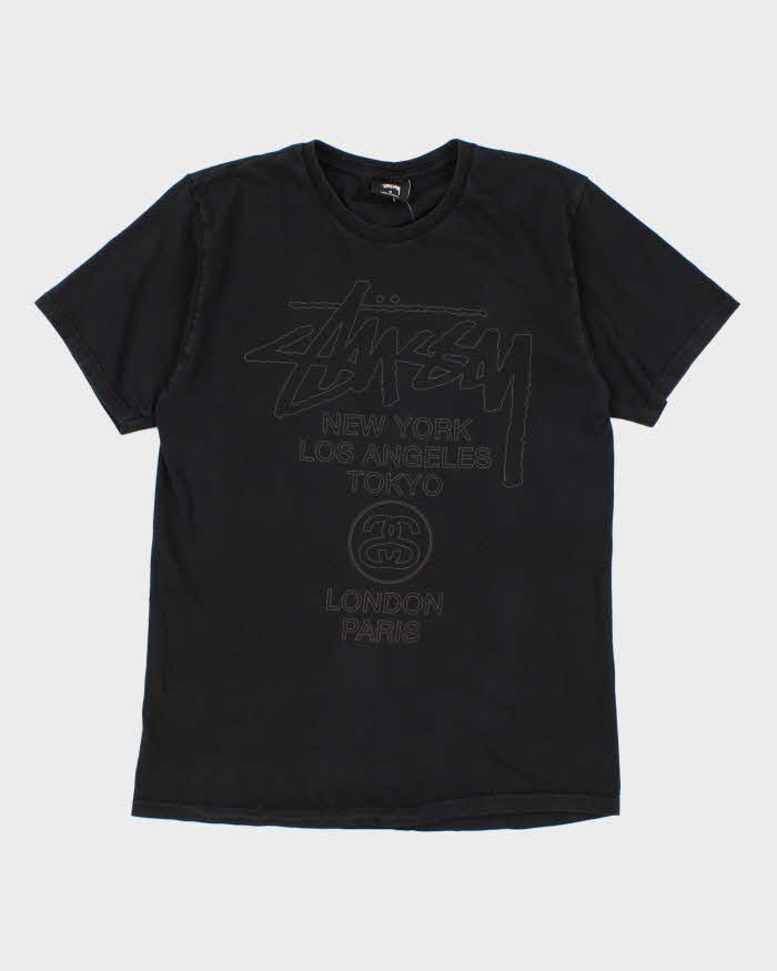 Stussy Black T-Shirt - M