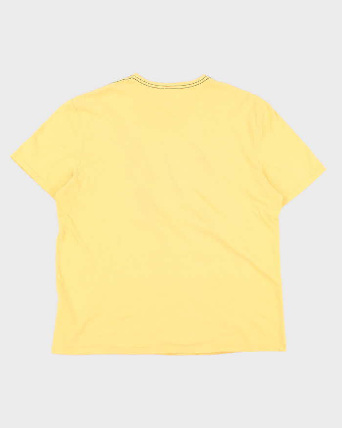 Vintage Men's Yellow Tommy Hilfiger T-Shirt - L