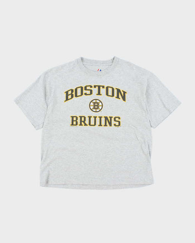 00's Men's Boston Bruins Hockey T-Shirt - L