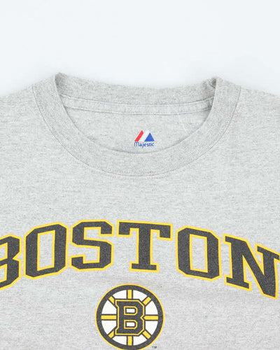 00's Men's Boston Bruins Hockey T-Shirt - L
