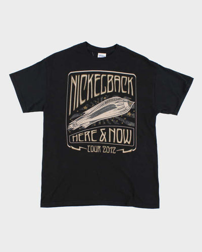 Men's Black Nickelback Graphic Tour T shirt - M