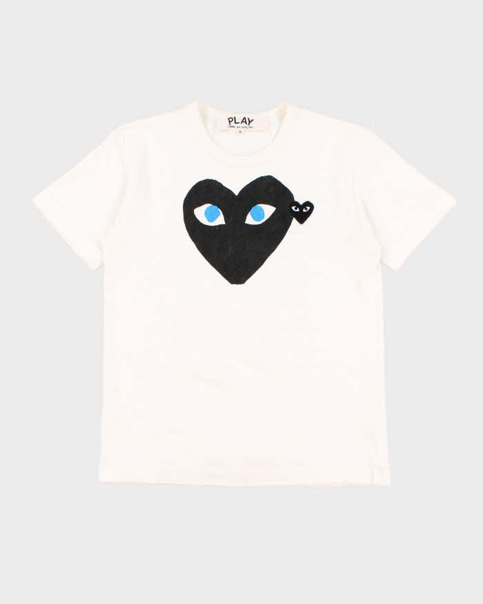 Mens Comme Des Garcons Play Classic Heart T shirt - S