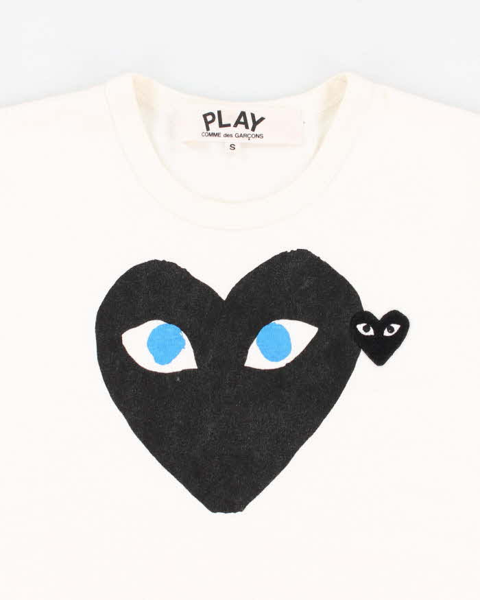 Mens Comme Des Garcons Play Classic Heart T shirt - S