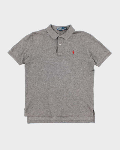 Vintage 90s Polo Ralph Lauren Grey Polo Shirt - M