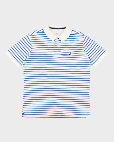 Nautica Striped Polo Shirt - L