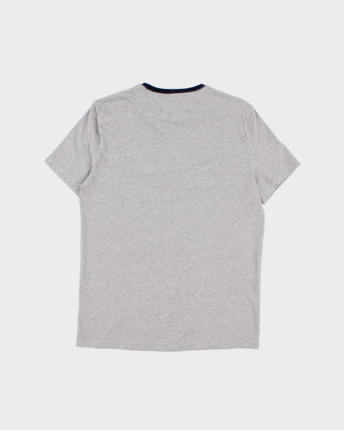 Tommy Hilfiger Grey Branded T-Shirt - M