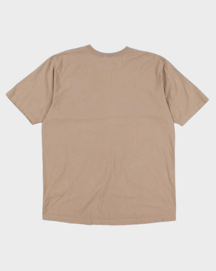 Men's Tan Carhartt Logo Pocket T shirt - L