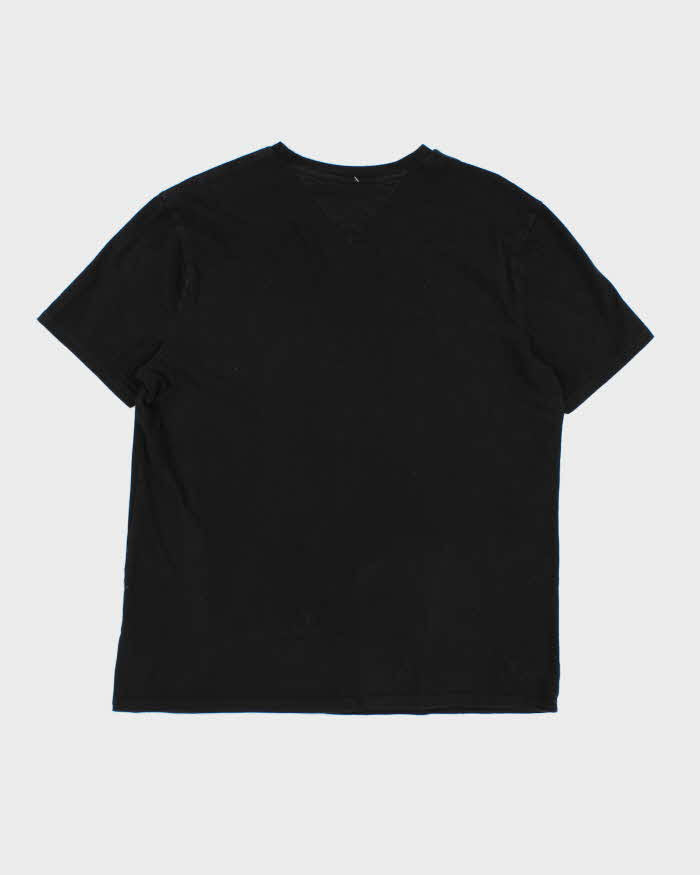 Tommy Hilfiger Plain Black T-Shirt - L