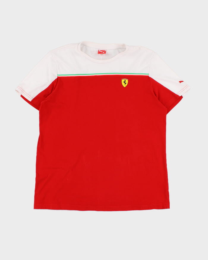 Men's Vintage 00s Puma X Ferrari T-Shirt - XL
