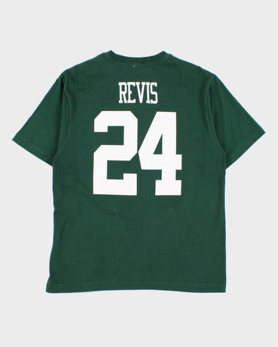 Reebok New York Jets #24 Darrelle Revis T-Shirt - M