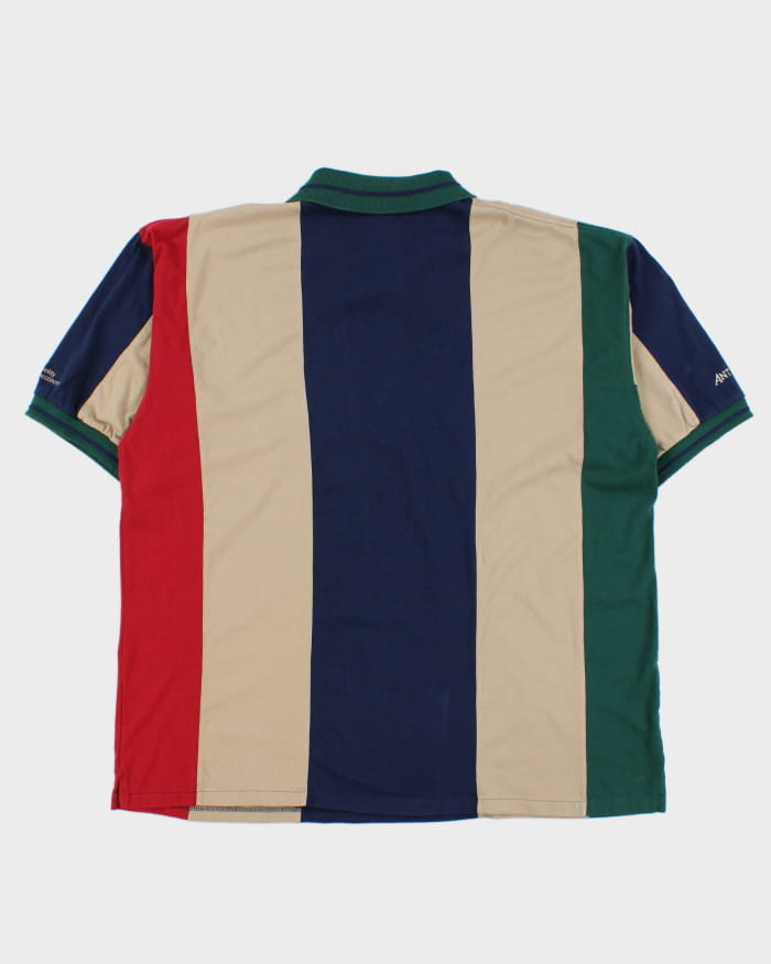 Vintage 90s/00s Antigua Colour Block Polo - XXL