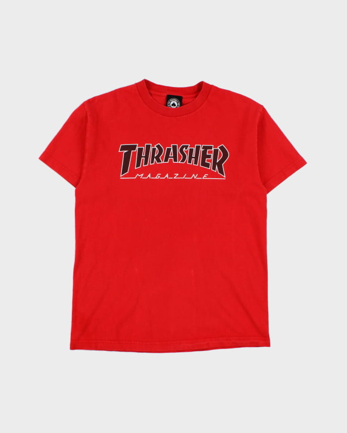 Thrasher Red Fitted Tee - M