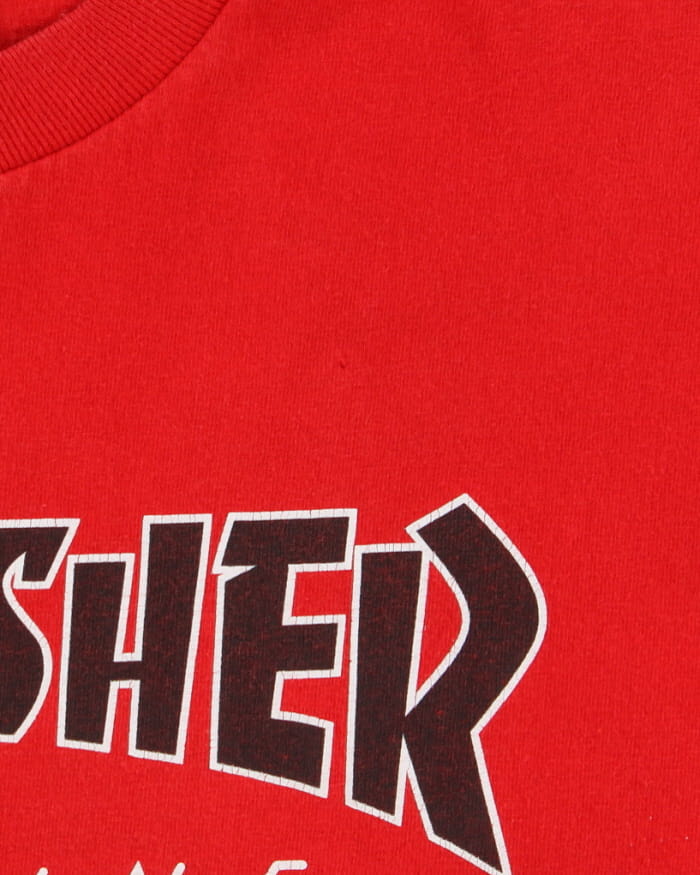 Thrasher Red Fitted Tee - M