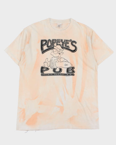 Vintage 90s Popeye's Pub Single Stitch T-Shirt - XL