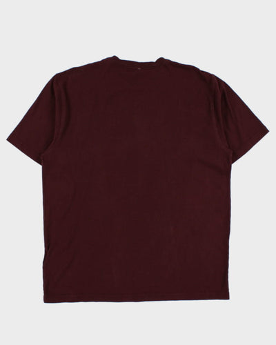 Carhartt Maroon T-Shirt - L