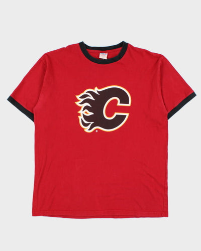 Vintage 90s NHL x Calgary Flames T-Shirt - XL