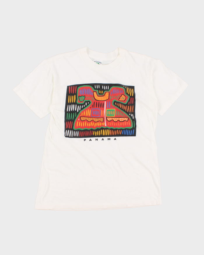 Vintage 90s Single Stitch Panama Graphic T-Shirt - L