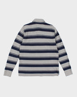 Y2K 00s Tommy Hilfiger Striped Long Sleeved Polo - L