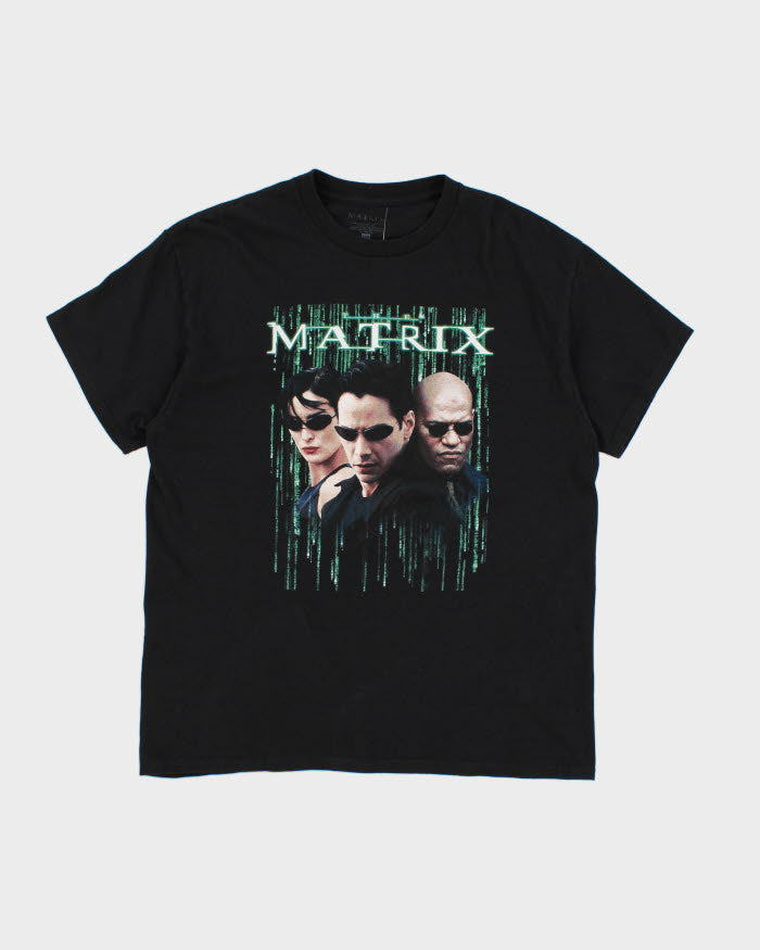 00s The Matrix Black T-Shirt - L