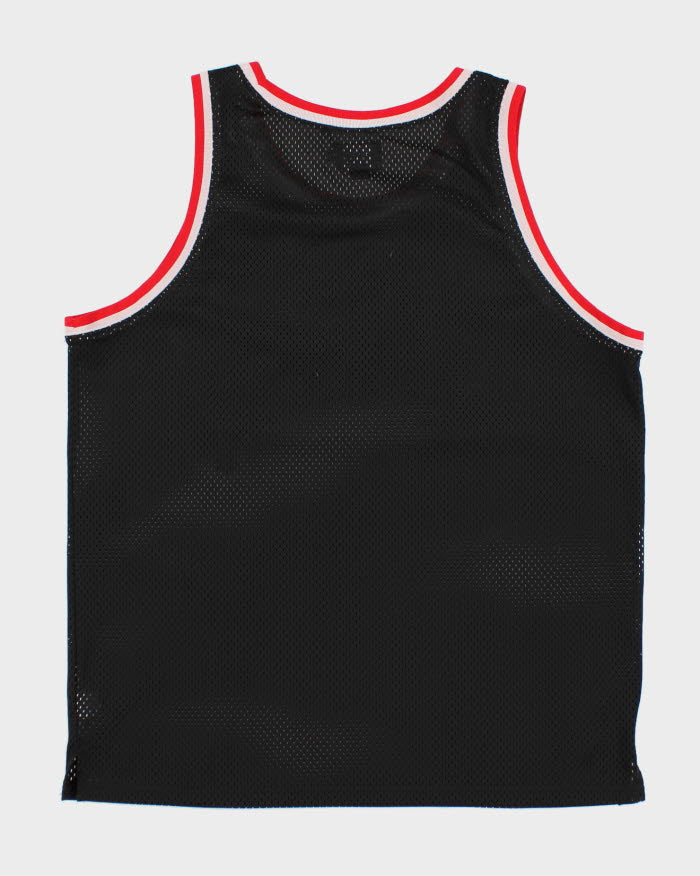 Men's Black Stussy Basketball Jersey - L