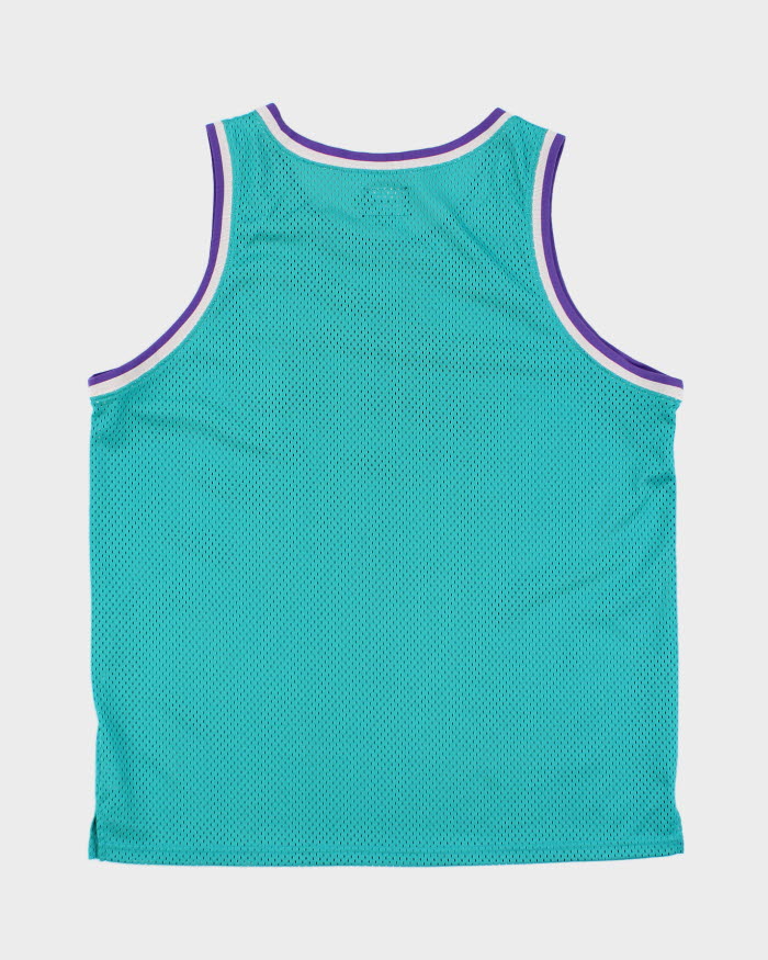 Men's Blue Stussy Basketball Jersey - L