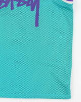 Men's Blue Stussy Basketball Jersey - L