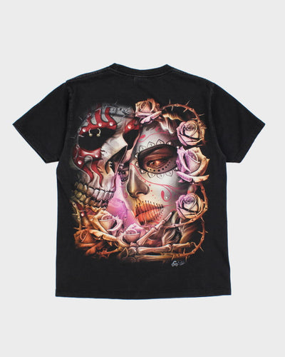 Vintage Y2K Gothic Style Graphic T-Shirt - M