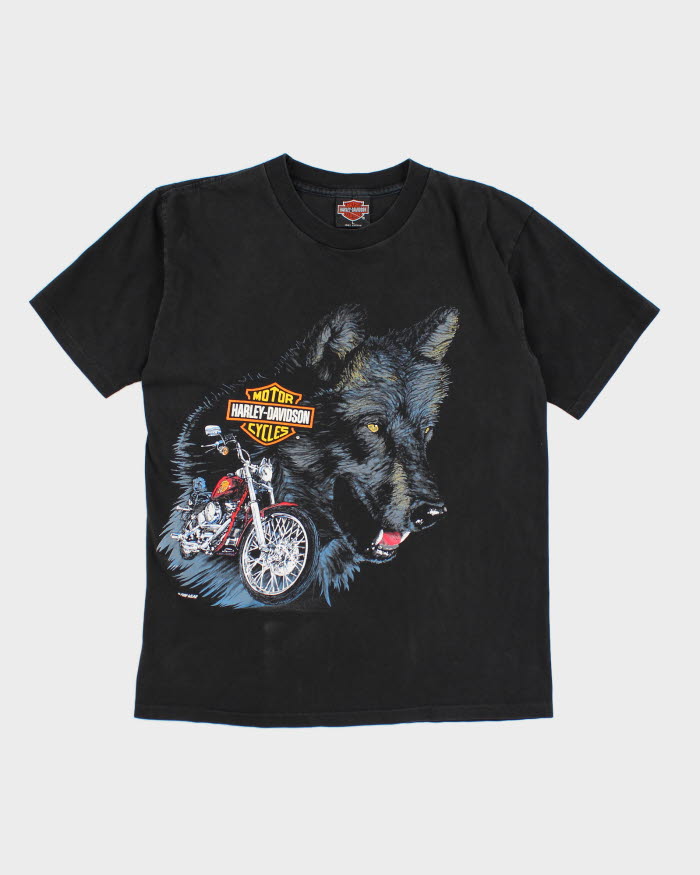Vintage 90's Single Stitch Harley Davidson T-Shirt - M