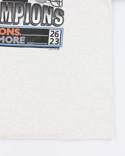 Vintage Grey 1994 Lions Champions T-Shirt - XL