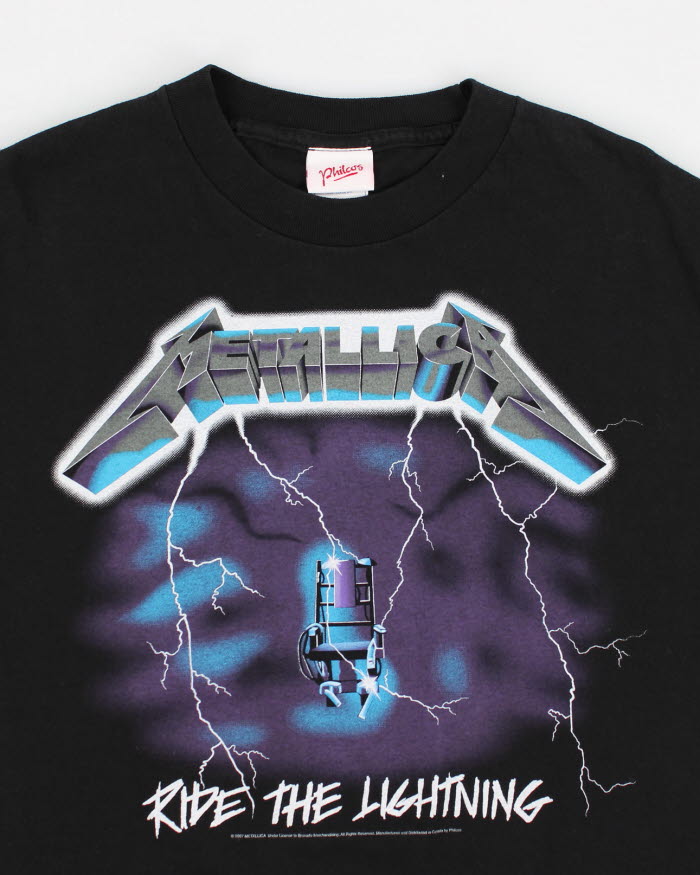 Vintage 2007 Metallica Ride the Lightning T-Shirt - L