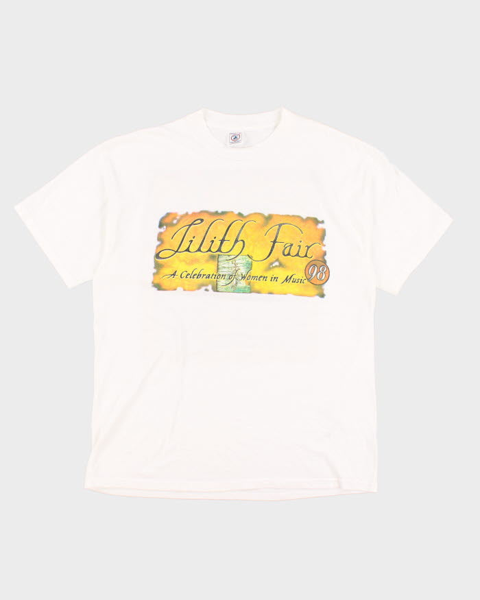Vintage 1998 Lilith Fair Music T-Shirt - XL