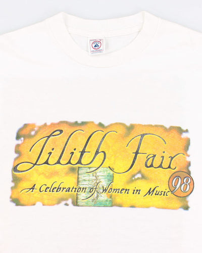 Vintage 1998 Lilith Fair Music T-Shirt - XL