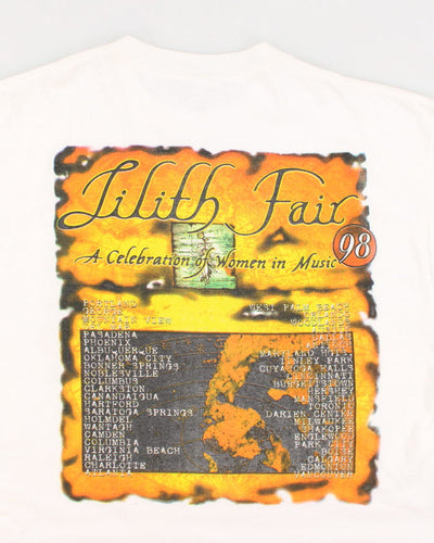 Vintage 1998 Lilith Fair Music T-Shirt - XL