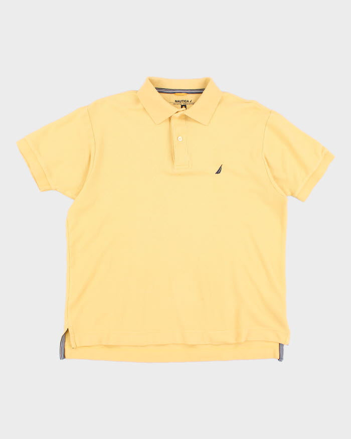 Vintage Nautica Yellow Polo Shirt - S