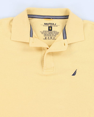 Vintage Nautica Yellow Polo Shirt - S