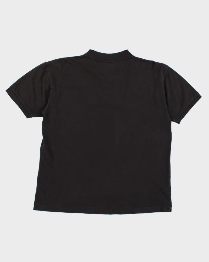 Vintage Men's Black Lacoste Polo Shirt - L