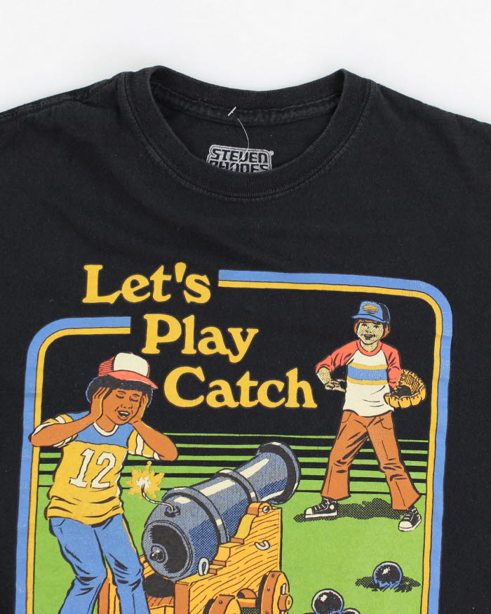 Vintage 90s Steven Rhodes 90s Graphic T-shirt - S