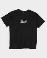 Y2k Obey Black T-Shirt - M