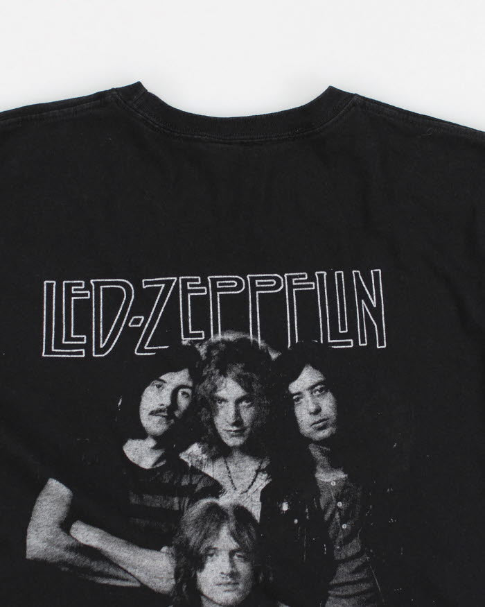 T-Shirt Led Zeppelin Symbols Est. 1968 Manches Courtes Gris Chiné S