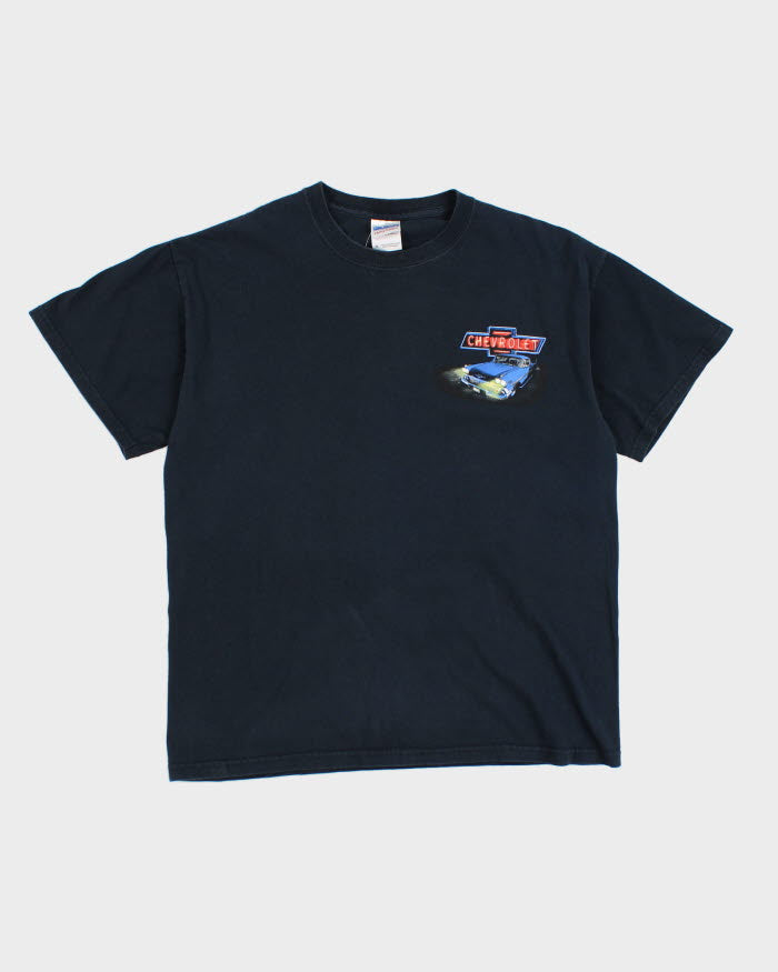 Mens Navy Graphic T-Shirt - M