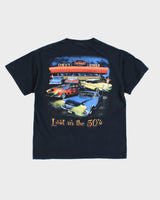 Mens Navy Graphic T-Shirt - M